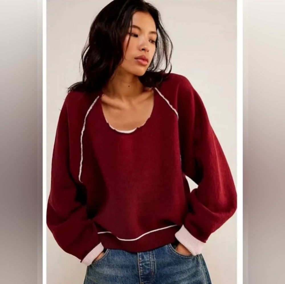 NWOT Free People We The Free Midnight Pullover, size S🌙 - Picture 2 of 10